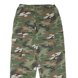 KAILIKELANG Camo Cargo Womens Trousers Green Relaxed Tapered W28 L26