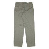 RITEX Pleated Mens Trousers Grey Regular Straight W33 L33