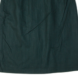 SAG HARBOUR Womens Straight Skirt Green Knee Length Wool 90s M