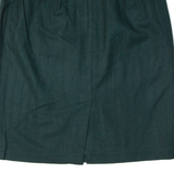 SAG HARBOUR Womens Straight Skirt Green Knee Length Wool 90s M