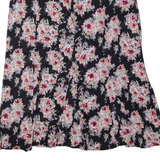 CHRISTOPHER & BANKS Womens Flare Skirt Beige Midi Floral M