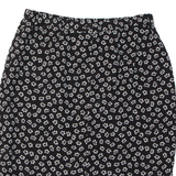 LIZ CLAIREBORNE Womens Pencil Skirt Black Knee Length Floral M