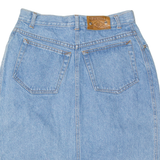 GLORIA VANDERBILT Womens Pencil Skirt Blue Knee Length 90s Denim M