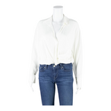 LOUIS ORTONI Womens Blouse Blue Long Sleeve 90s UK 16