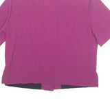 PROPHECY Womens Blouse Purple Collared Floral S