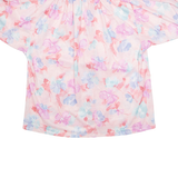 ELMAR CALIFORNIA Womens Printed Blouse Pink Floral M