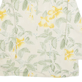 TOMMY BAHAMA Womens Printed Blouse Beige Collared Long Sleeve Floral M