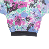 J.B.J Womens Printed TOp Purple Floral M
