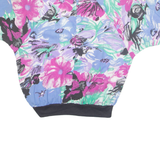 J.B.J Womens Printed TOp Purple Floral M