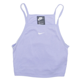 NIKE Womens Cropped Top Purple Sleeveless XS