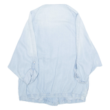 PROMOD Womens Blouse Blue 3/4 Sleeve L