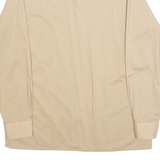 FAMILY FASHION Womens Shirt Beige Collared Long Sleeve XL