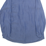 Womens Blouse Blue Collared Long Sleeve L