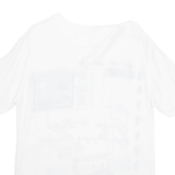 HAMMERLE Womens Printed Top White Viscose Crazy Pattern L