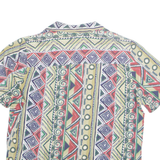 ALFRED DUNNER Womens Printed Shirt Green Collared Crazy Pattern M