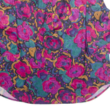 TOP NOTCH Womens Printed Blouse Purple 3/4 Sleeve Crazy Pattern L