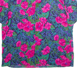 NORTON MCNAUGHTON Womens Printed Top Pink Fair Isle M