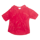 SUSAN HUTTEN Womens Blouse Red Collared M