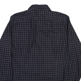 TED BAKER Mens Shirt Grey Check Long Sleeve XL