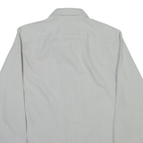 TED BAKER Mens Plain Shirt Grey Long Sleeve M