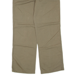 CALVIN KLEIN Womens Trousers Green Regular Straight Linen W32 L32