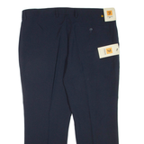 FARAH Womens Trousers Blue Regular Flared W40 L28