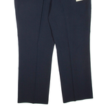 FARAH Womens Trousers Blue Regular Flared W40 L28