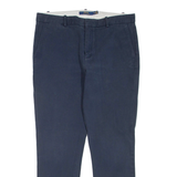 POLO RALPH LAUREN Womens Trousers Blue Regular Skinny W32 L27
