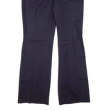 LANDS END Womens Trousers Blue Regular Flared W32 L34