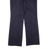 LANDS END Womens Trousers Blue Regular Flared W32 L34