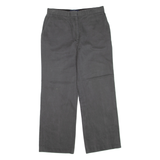 VALENTINO Womens Trousers Grey Regular Straight W30 L28