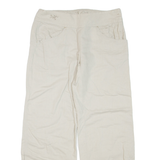 Womens Trousers Beige Regular Tapered Linen W32 L30