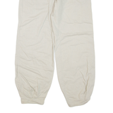 Womens Trousers Beige Regular Tapered Linen W32 L30