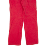 CARHARTT Womens Trousers Red Regular Straight W30 L32