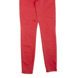 7 FOR ALL MANKIND Womens Trousers Red Regular Skinny W28 L29