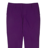 ALICE & OLIVIA Womens Trousers Purple Regular Tapered W34 L26