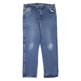 DICKIES Workwear Mens Jeans Blue Regular Straight Stone Wash W38 L32
