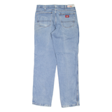 DICKIES Workwear Mens Jeans Blue Regular Tapered Stone Wash W31 L32