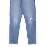 LEVI'S Wedgie BIG E Womens Jeans Blue Slim Skinny Stone Wash W28 L27