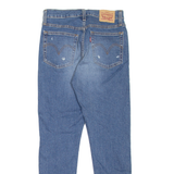LEVI'S Wedgie BIG E Womens Jeans Blue Slim Skinny Stone Wash W28 L27