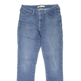 LEVI'S Mid Rise Womens Jeans Blue Slim Skinny Stone Wash W28 L29