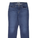 LEVI'S Womens Jeans Blue Classic Straight Stone Wash W28 L30