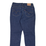 LEVI'S Womens Jeans Blue Classic Straight Stone Wash W28 L30