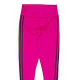 ADIDAS Womens Leggings Pink Skinny S W28 L28