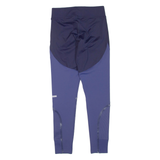 ADIDAS Womens Leggings Blue Skinny XS W22 L28