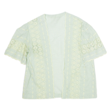 Womens Printed Blouse Green Floral M