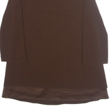 JONES NEW YORK Womens Blouse Brown Long Sleeve L