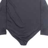 H&M Womens Bodysuit Blue Long Sleeve XL