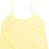HEATHER VALLEY Womens Camisole Top Yellow M