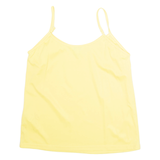 HEATHER VALLEY Womens Camisole Top Yellow M
